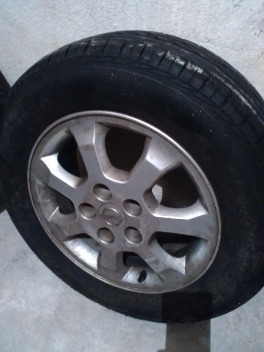 Джанти за Опел Зафира 15" и летни гуми Goodyear 195 / 65 R15