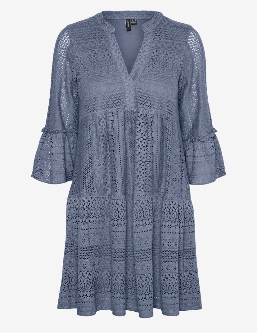 Бохо синя лятна рокля Vero moda Нова с етикет