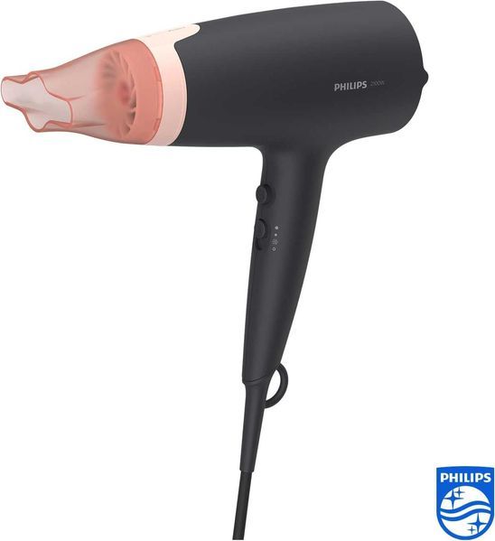 ПРОМО 2г Гаранция Нов Мощен Сешоар PHILIPS BHD350/10 2100W, 6 Степени