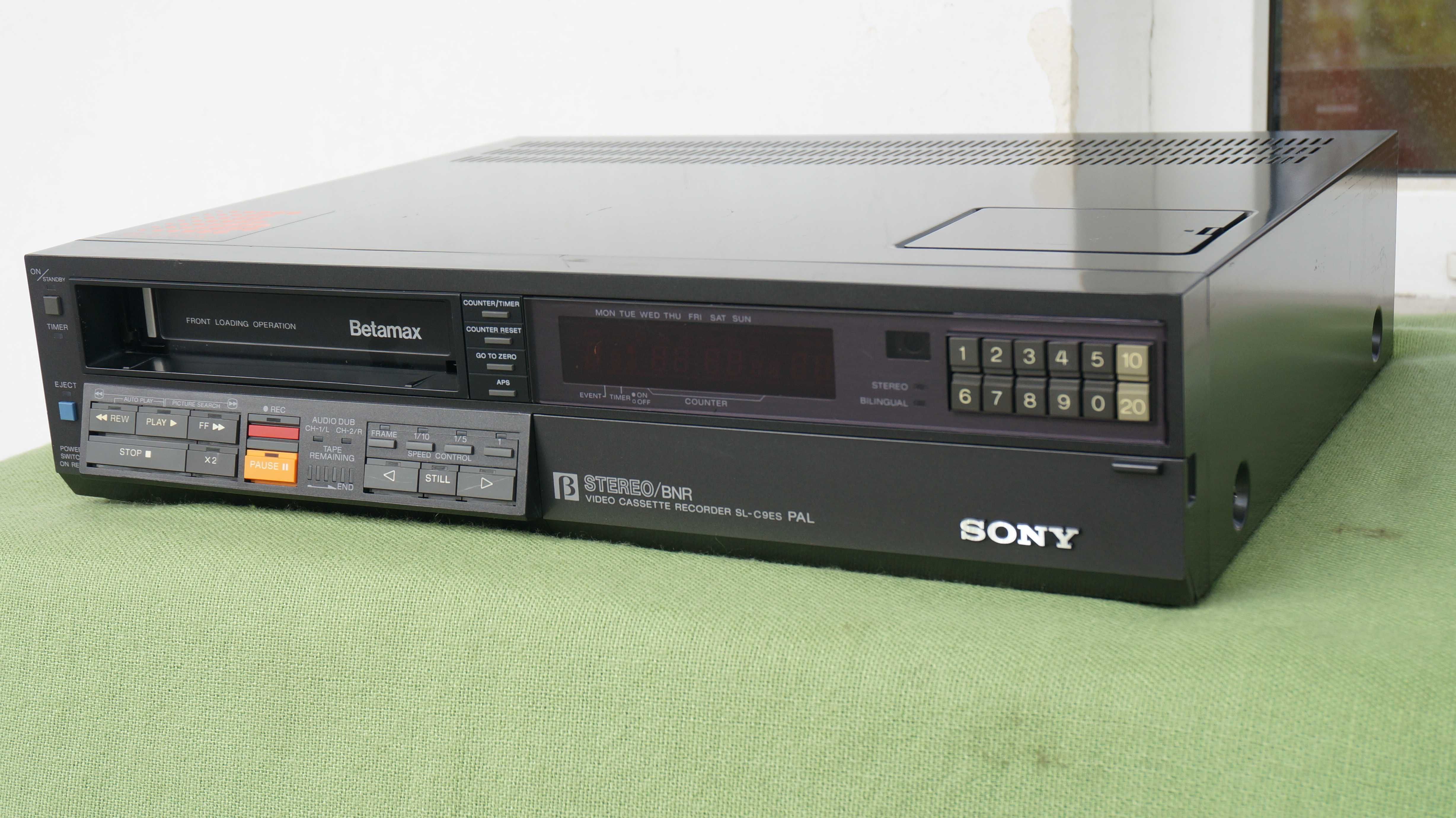 Video recorder betamax SONY SL-C9ES stereo