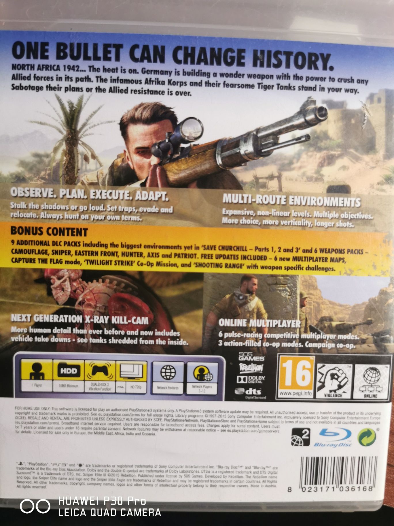 Sniper Elite 3 Ultimate Edition ps3 sony PlayStation