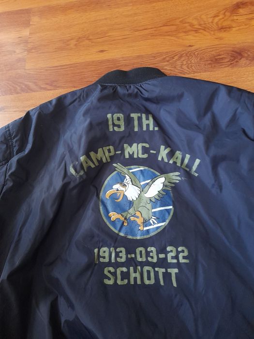 SCHOTT USA мъжки двулицев бомбър M- L размер.