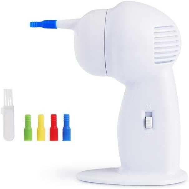 Dispozitiv profesional de curatare urechi cu 4 capete de silicon
