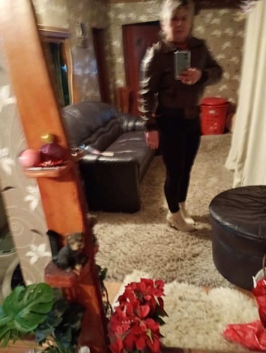 Geaca de piele naturala mărimea M