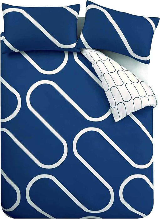 Комплект завивки Catherine Lansfield Linea UK тъмносин