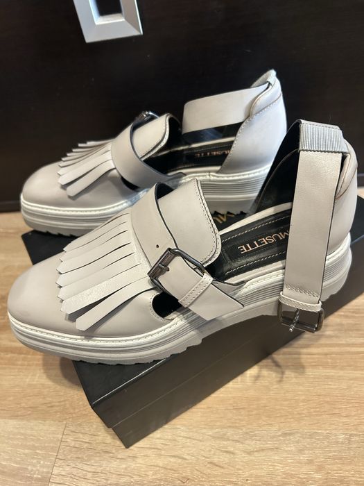 Sandale Musette gri noi