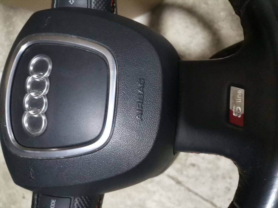 Volan cu comenzi în 3 spițe Audi A3 8P A4 S-line piele