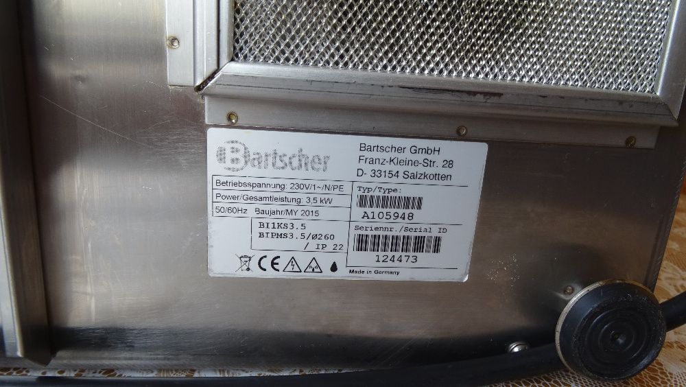 Bartscher  Induction Cooker-HORECA,професионален котлон