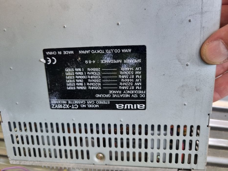 Radiocasetofon auto Aiwa