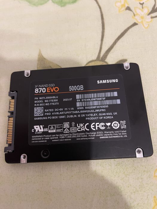 Ssd samsung 870 evo