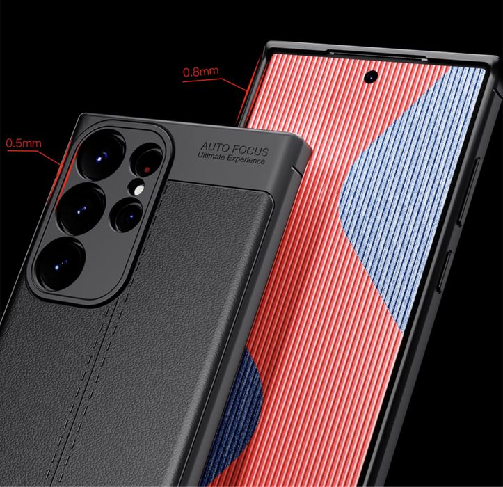 Husa Antisoc model tip PIELE Samsung Galaxy S23 / S23 Plus / S23 Ultra