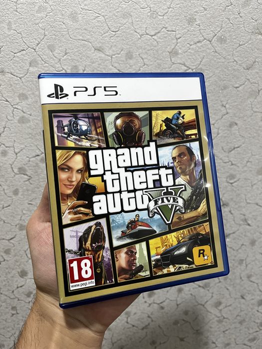 Диск ГТА 5 для ПС5 / GTA 5 for PlayStation5