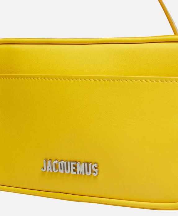 Оригинална жълта чанта Jacquemus Le Baneto Cross-body bag
