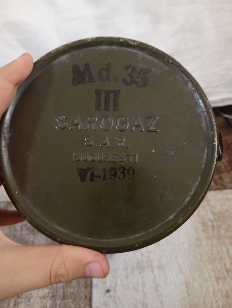Masca contra gazelor Md.35 III S.A.R. București