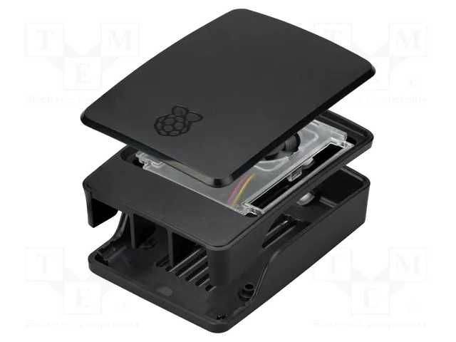 Carcasă Originala pentru Raspberry Pi 5 Neagră
