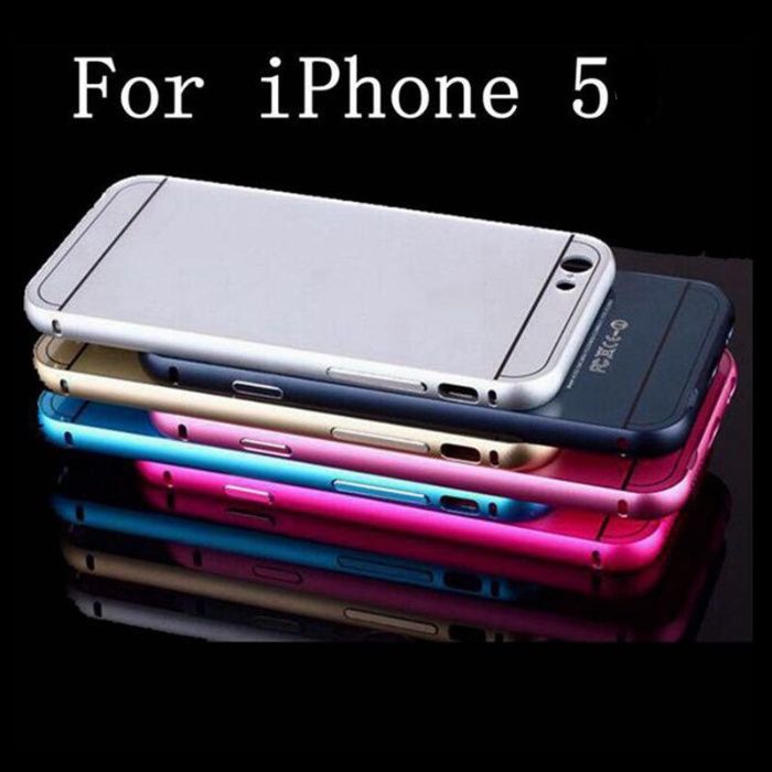 Husa / Bumper aluminiu + spate din acril pentru Iphone 6 / 6s