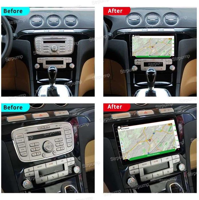 Мултимедия за Ford S Max S-MAX  двоен дин навигация Android 2DIN плеър