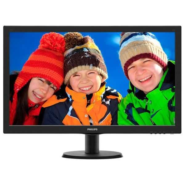 Monitor LED TN Philips 21.5", Wide, FHD, HDMI, 223V5LHSB, Negru