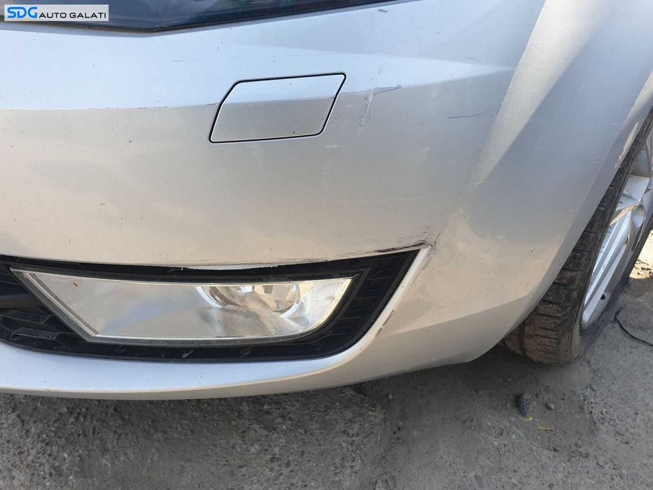 Bara Spoiler Fata Completa cu Spalatoare si Proiectoare Skoda Octavia 3 2013 - 2017 Culoare LA7W 8E8E [0268]