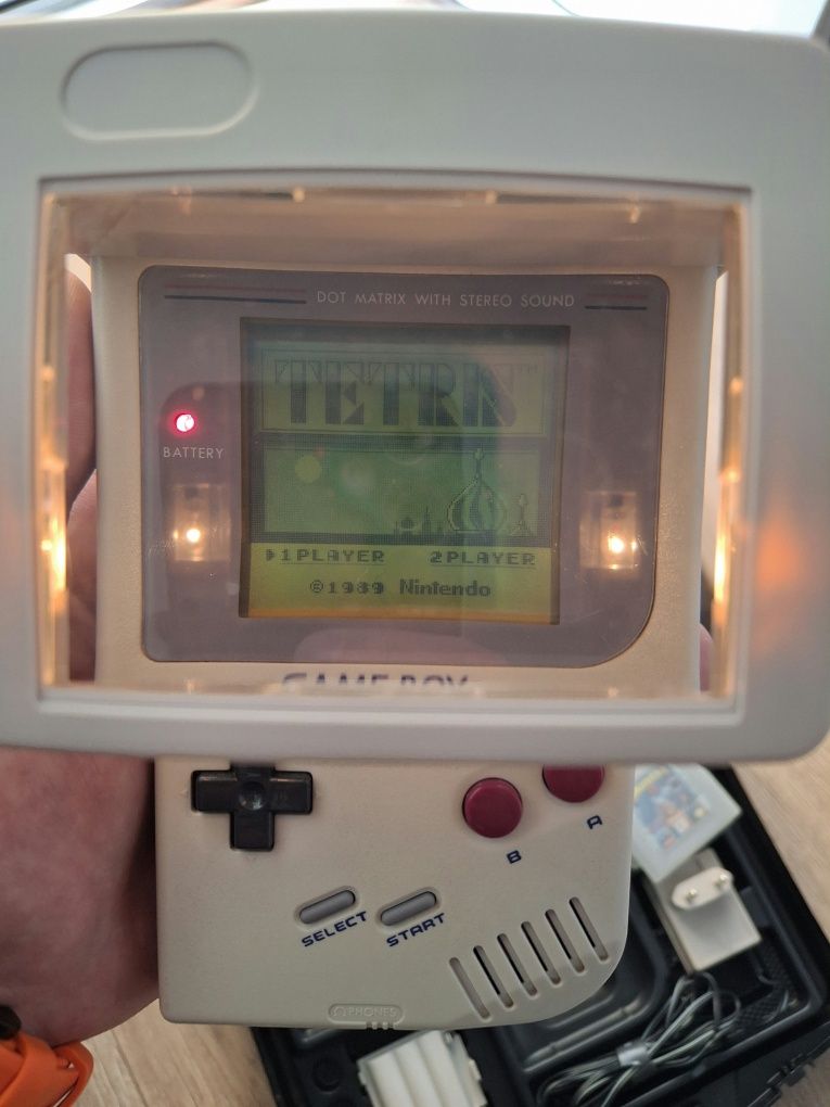 Nintendo Game Boy DMG-01 1989 Japan Конзола Куфар Комплект Игри Отличн