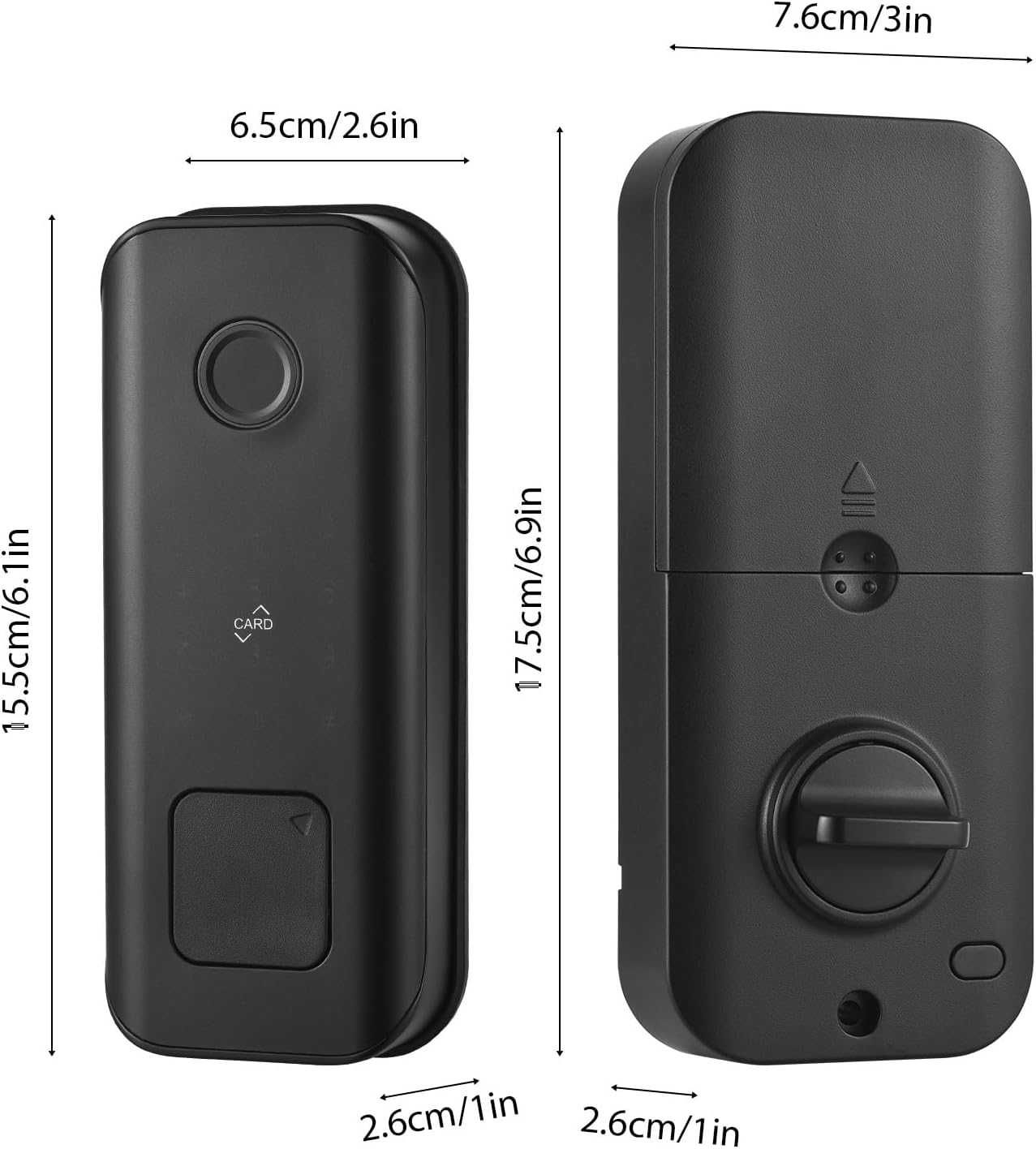 Splenssy Smart Lock WiFi сензорен екран с 5 метода за отключване