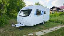Rulota Swift Sprite 2012, 4-5locuri BoilerGaz, Baterie 12v,Off Camping