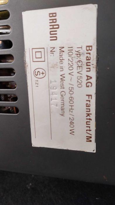 radio amplituner Braun CEV520 pt piese sau restaurare