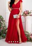 Rochie lunga din tulle