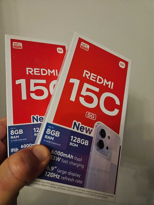 Xiaomi redmi 15C 128gb nou la cutie Garantie 30 zile.