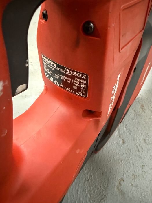 Rotopercutor Hilti TE-4A22 + Aspirator Hilti TE DRS-4-A