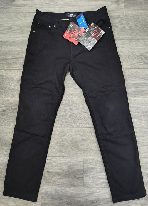 Blugi moto cu Kevlar și protecții, Crane, W34L31