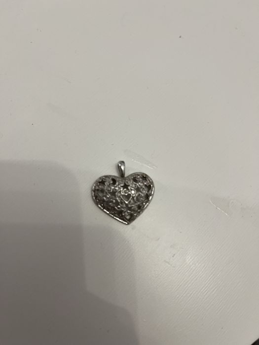 Medalion argint in forma de inima