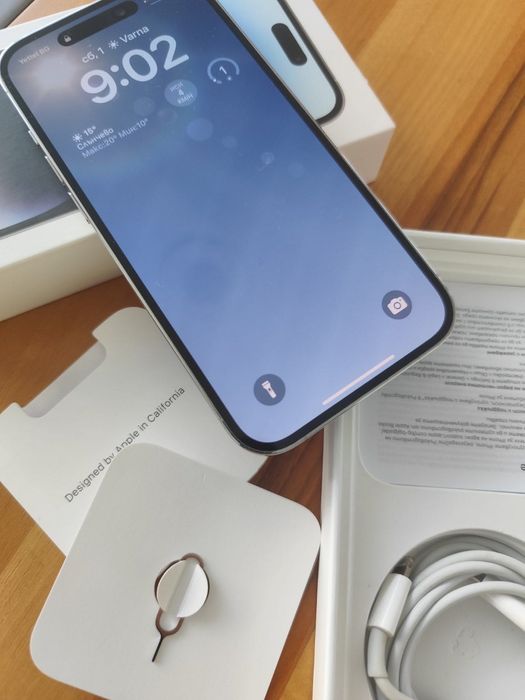 iPhone 14 Pro 128 GB + подарък 3 бр нови стъклени протектора