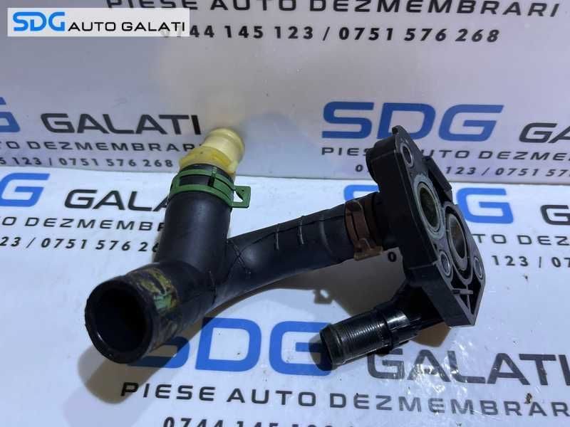 Furtun Conducta Apa Carcasa Termostat Motor Renault Megane 2 1.5 DCI 2002 - 2008 Cod 800386720 [L7649]