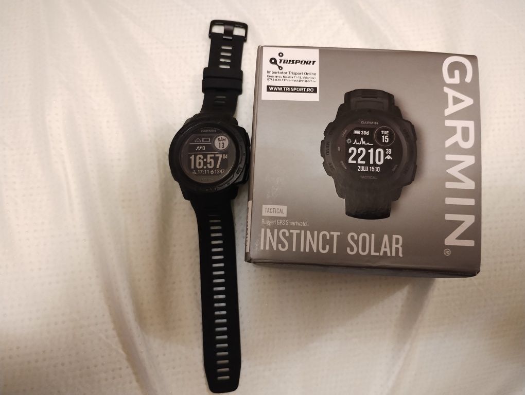 Ceas Garmin  Instinct Solar  Tactical Edition