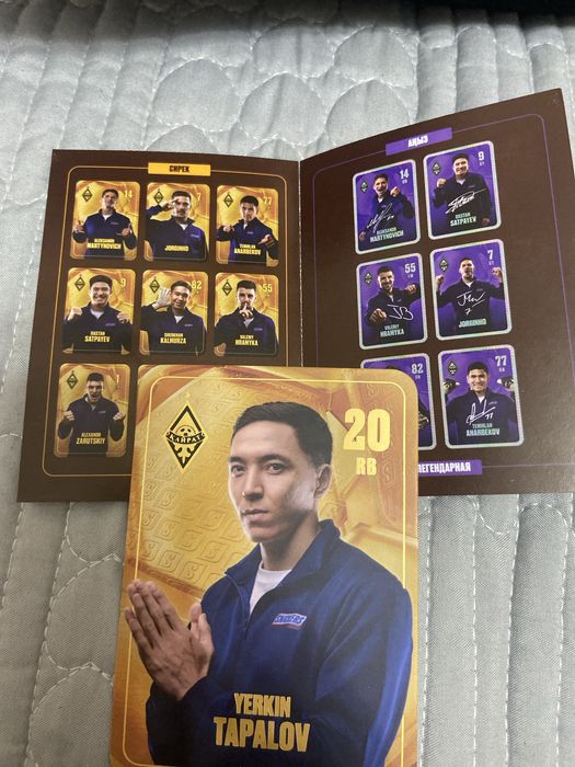 Карточка кайрат игроки