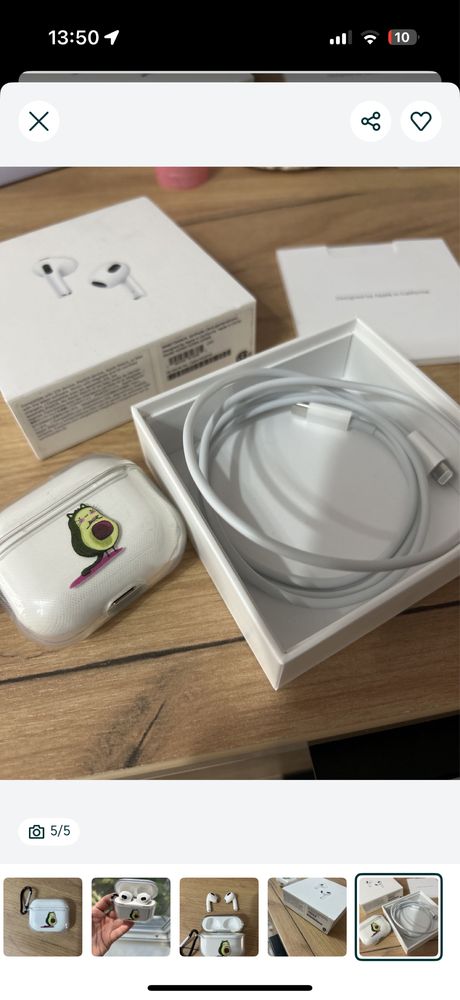 AirPods 3 – оригинал, отличное состояние