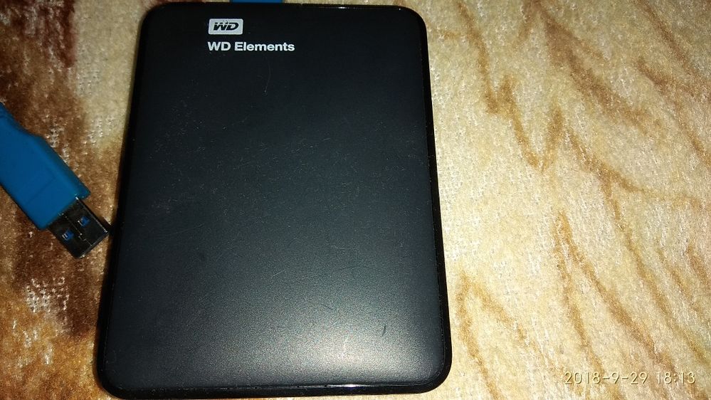 Hdd extern 4tb WD Elements, 2.5 inch