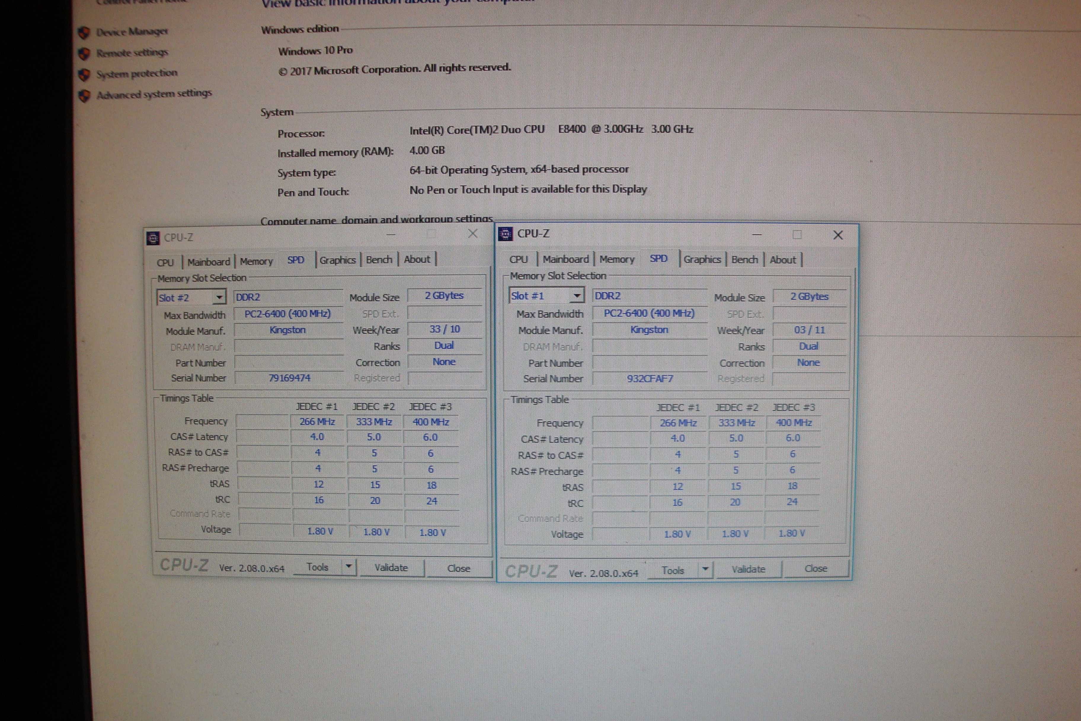 set memorii ram calculator ddr2 kingston 4gb 800nhz kvr800d2n6/2g