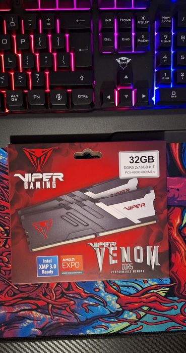 32Gb DDR5 6000mhz CL30 Patriot Viper Venom