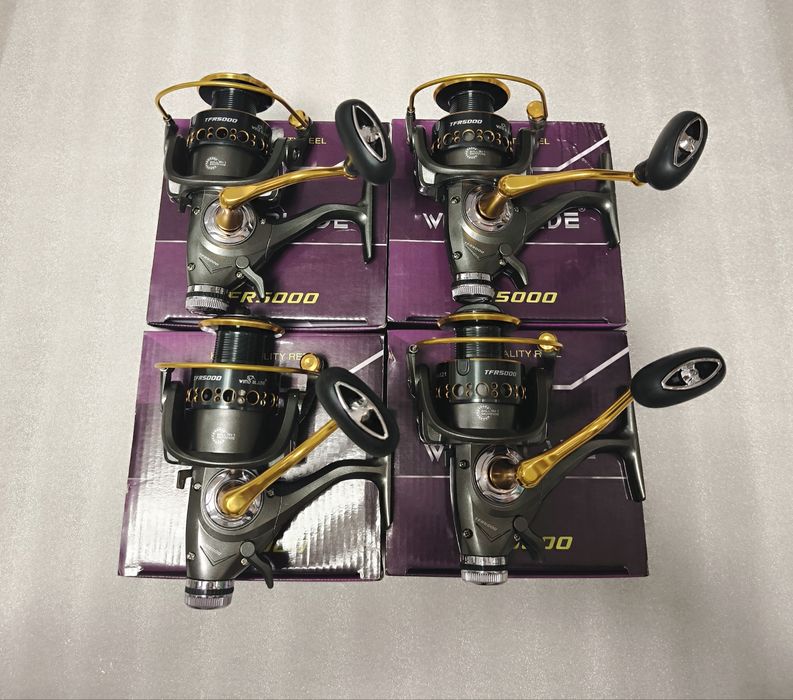 SET 4 Mulinete WIND BLADE TFR 5000 10 Rulmenti cu Baitrunner