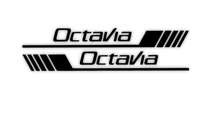 Stiker stiker skoda octavia