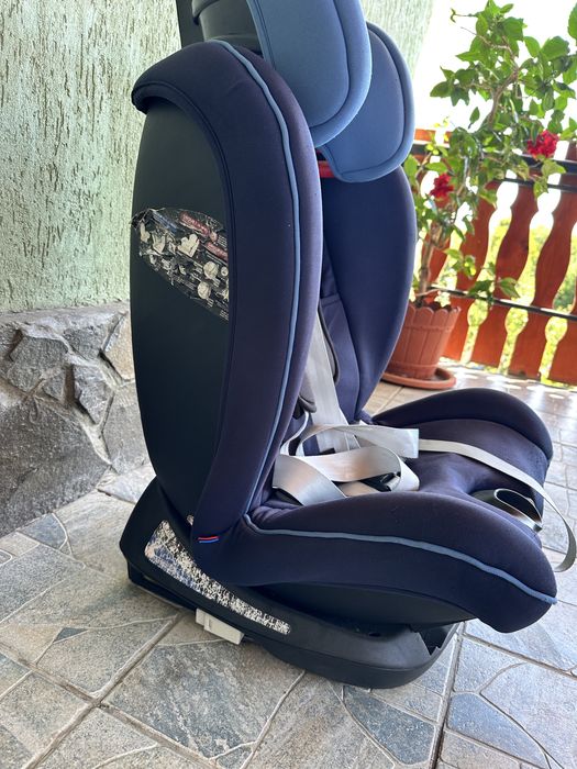 Scaun auto ISOFIX Wunderkid Angel Care, 0-36 kg, Negru/Albastru