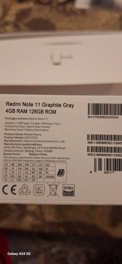Redmi Note 11 + AirDots