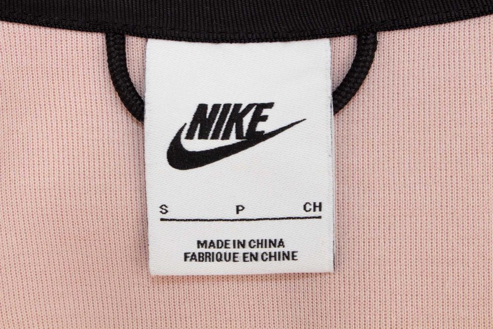 Nike Tech Fleece оригинален суичър розов худи горница с качулка S