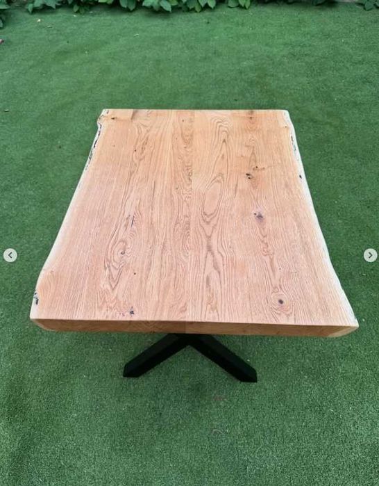 Masuta de cafea din stejar masiv | 80x60 cm | transport gratuit