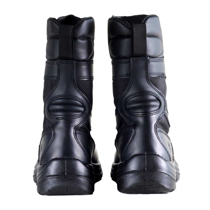 Bocanci militari din piele cu cordura