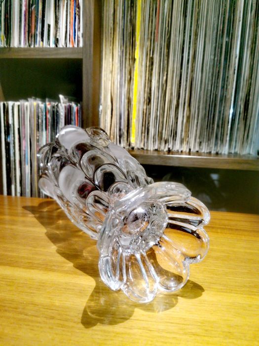 Кристална ваза Бохемия кристал Bohemia Crystal тосканска тежка ваза