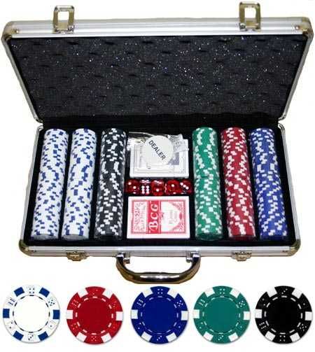 Servieta poke 100.300si500 jetoane. trusa poker jetoane set poker