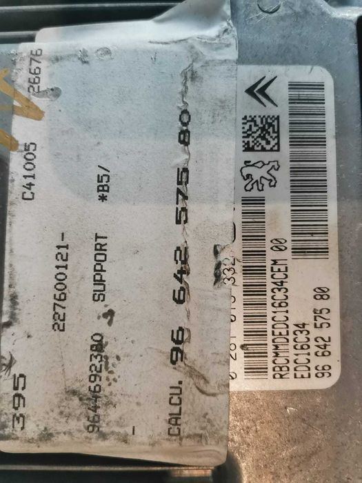 ECU Calculator motor Peugeot 407 1.6HDI EDC16C34 0281013332